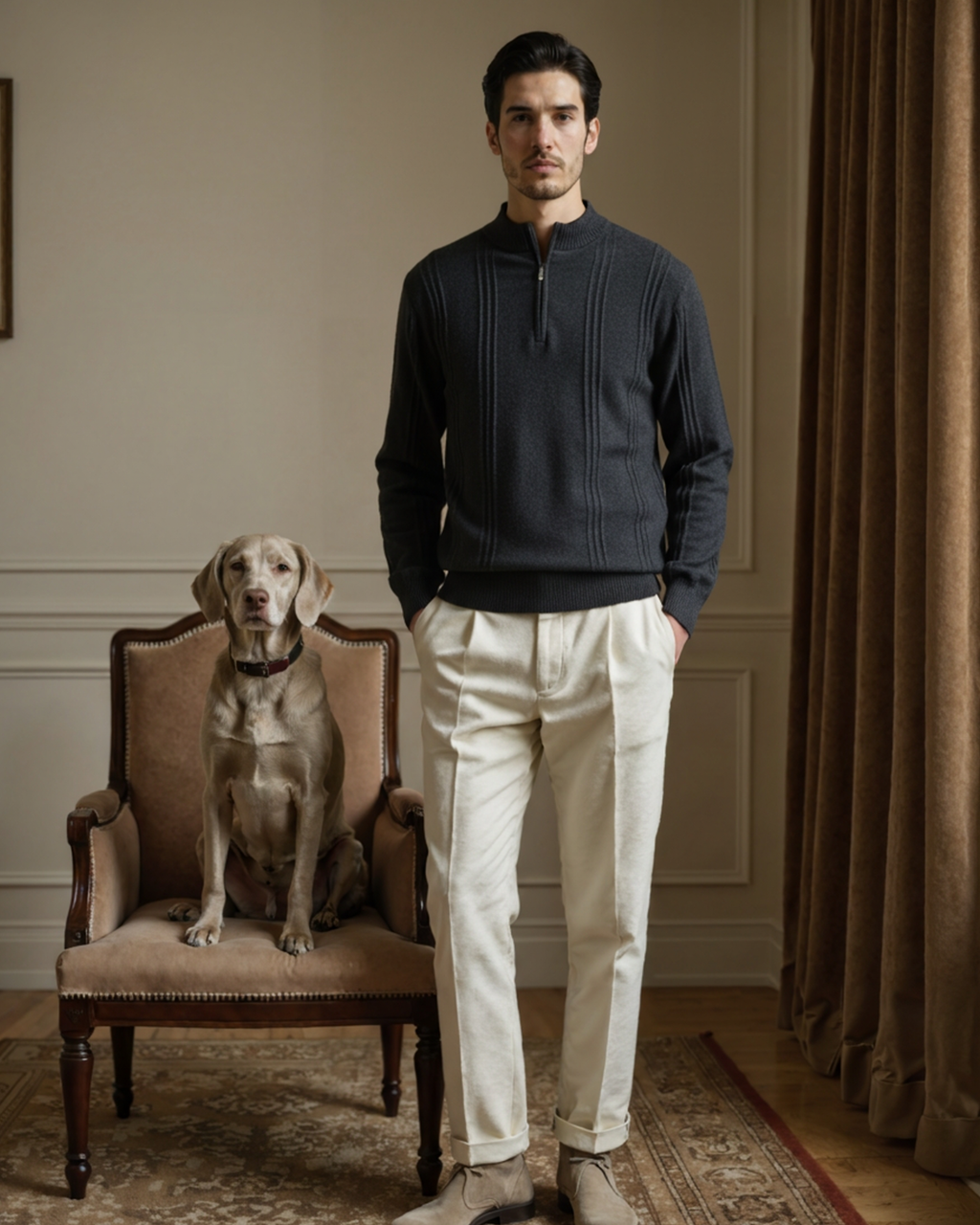 Grindelwald Cashmere Half-Zip