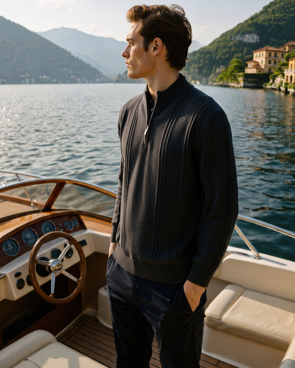 Grindelwald Cashmere Half-Zip