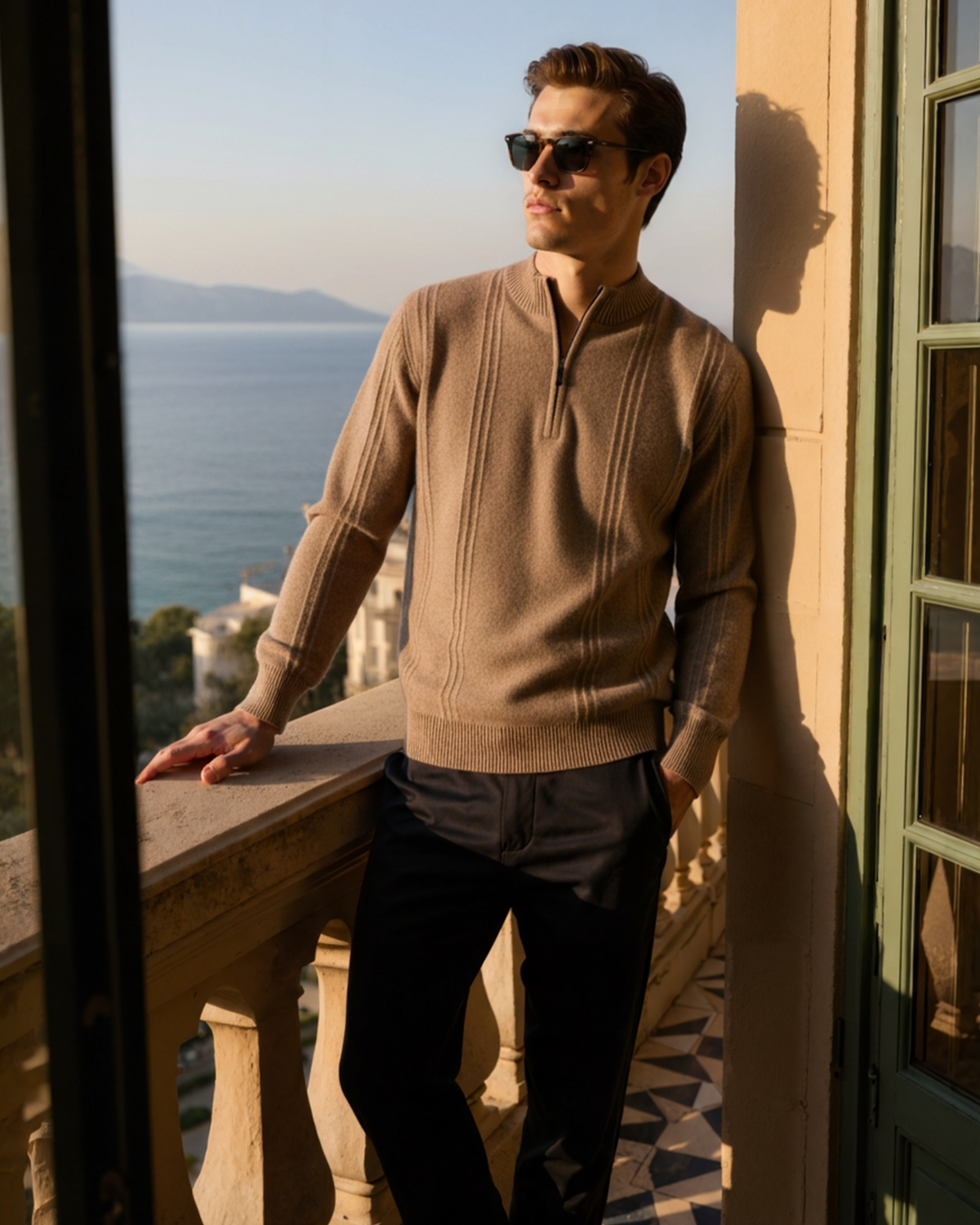 Grindelwald Cashmere Half-Zip