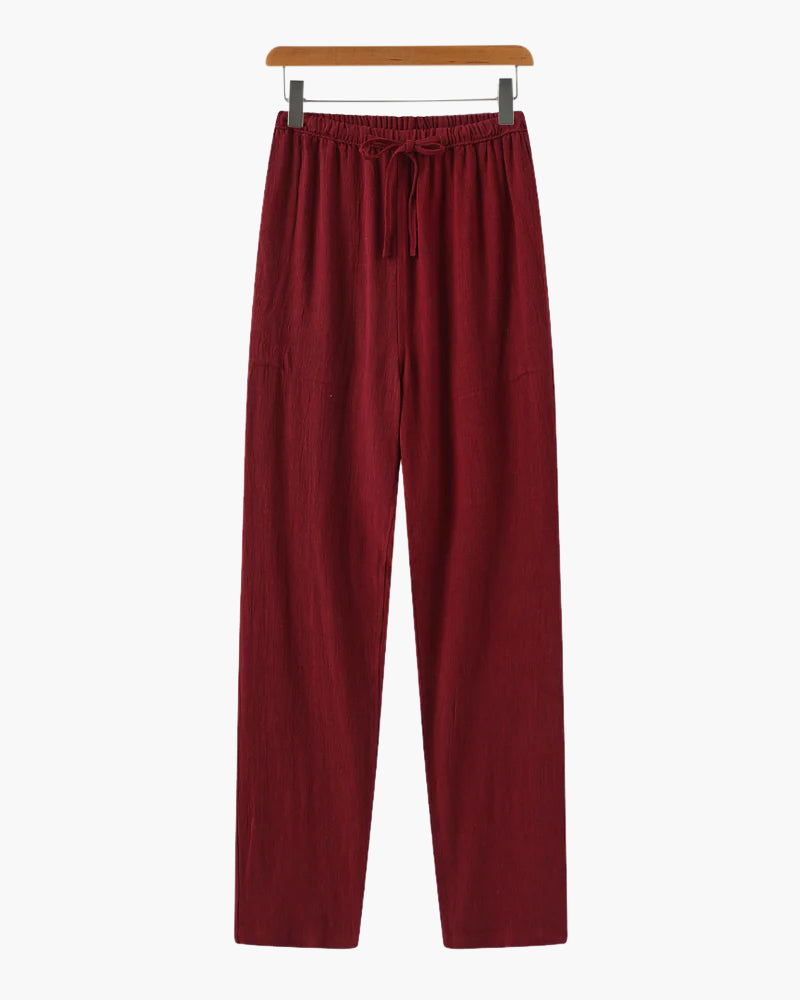Gaeta Linen Slim Trousers