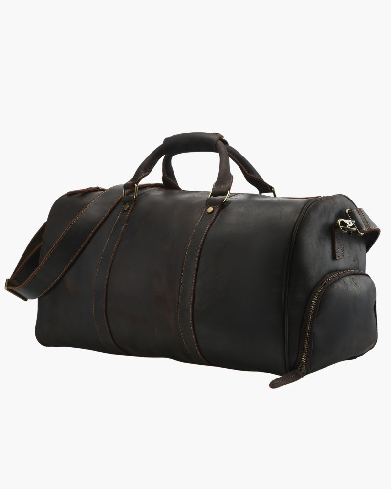 Ischia Leather Weekender