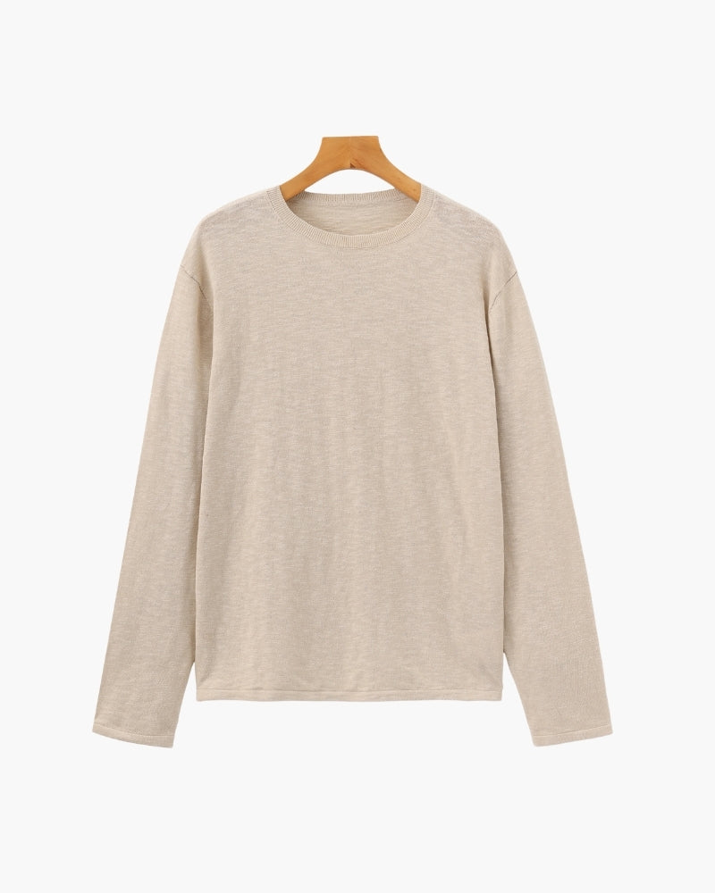 Nantucket Linen Crewneck