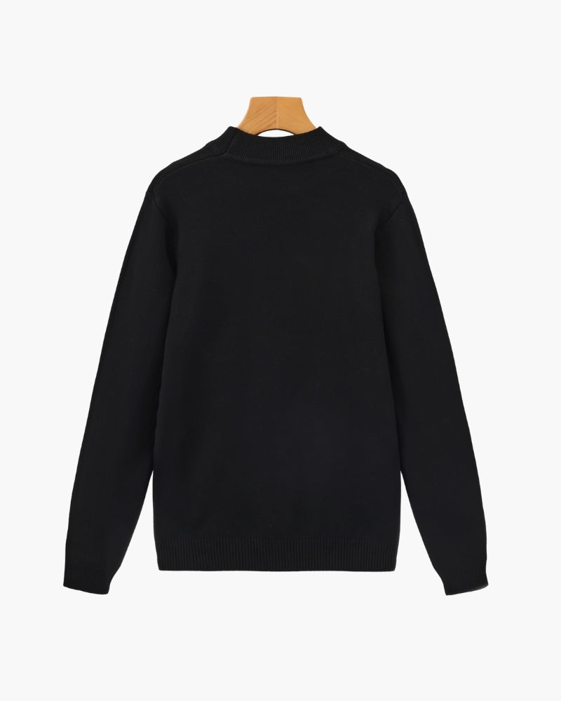 Sintra Mock-Neck Sweater