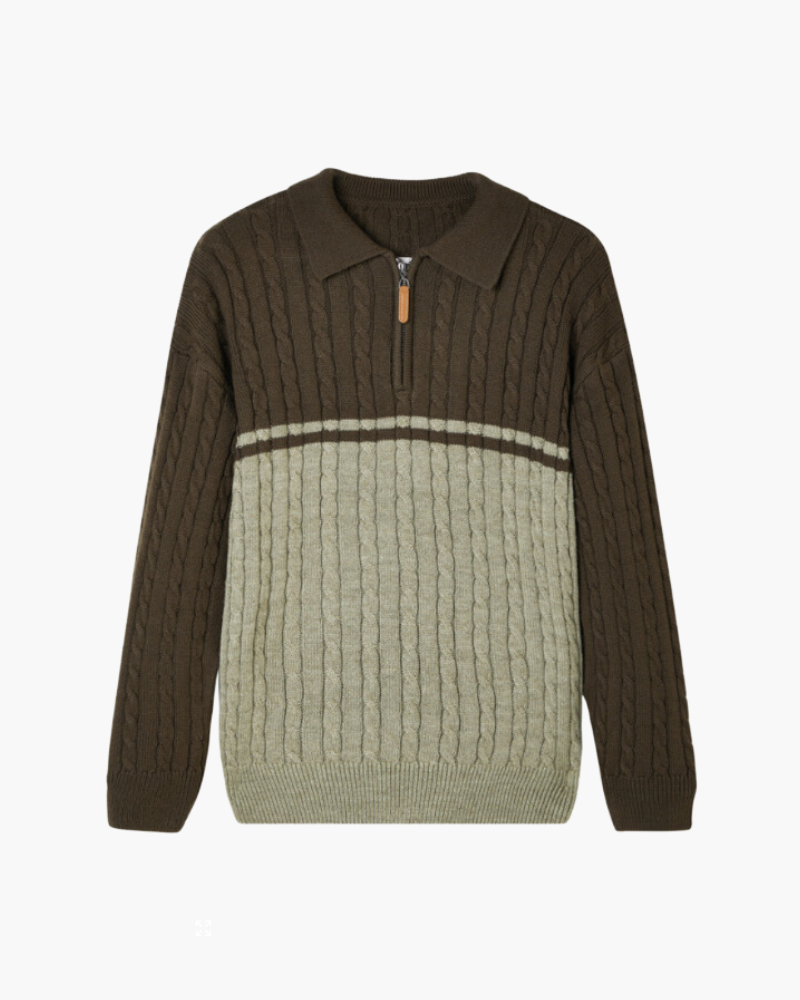 Vevey Wool Zip Sweater