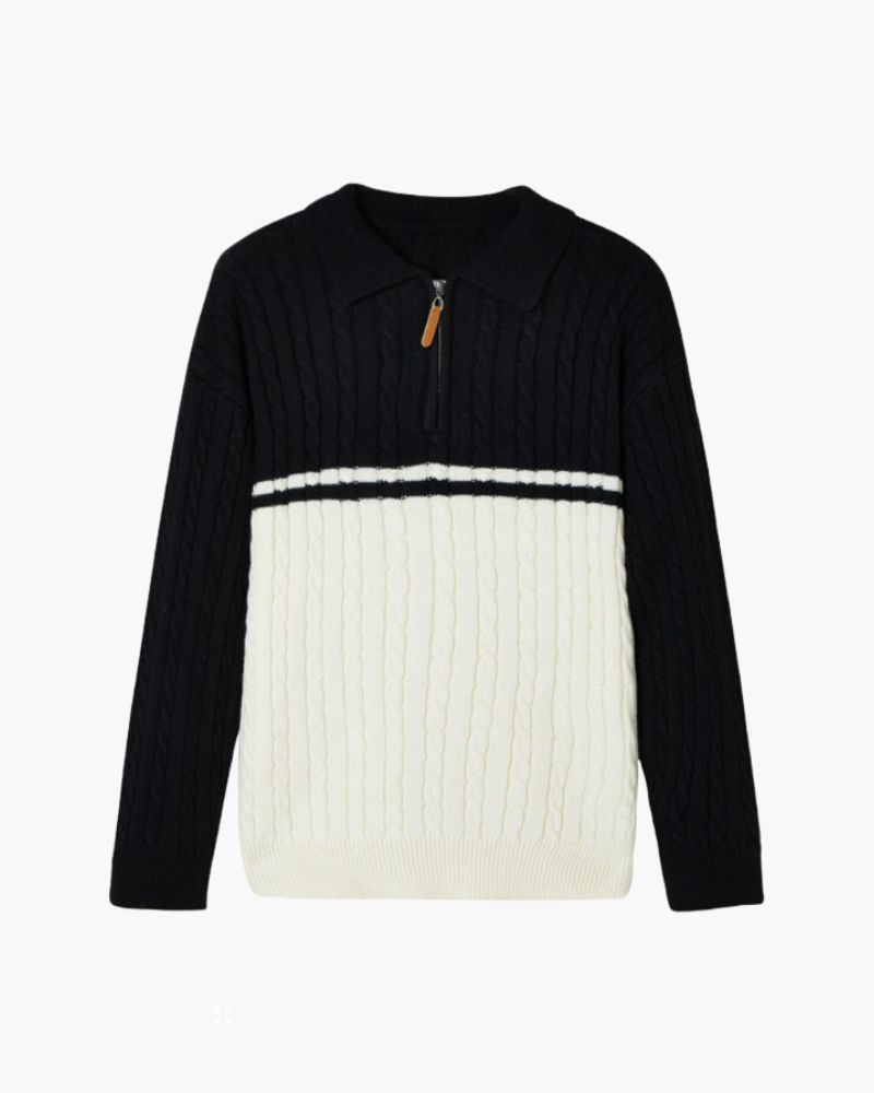 Vevey Wool Zip Sweater