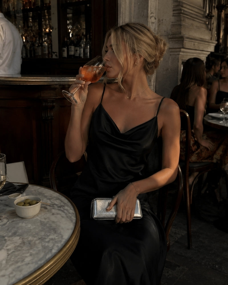 Bruges Silk Slip Dress