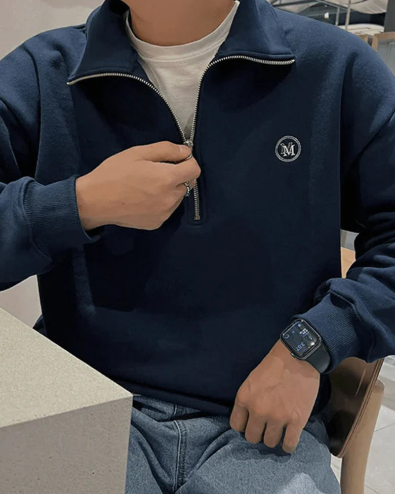 Bosa Cotton Zip Sweater