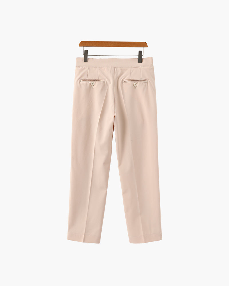 Salcombe High-Waist Trousers