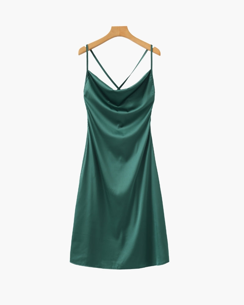 Bruges Silk Slip Dress