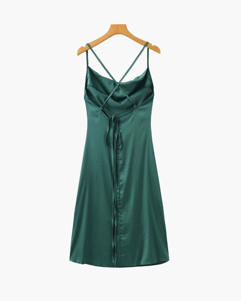 Bruges Silk Slip Dress