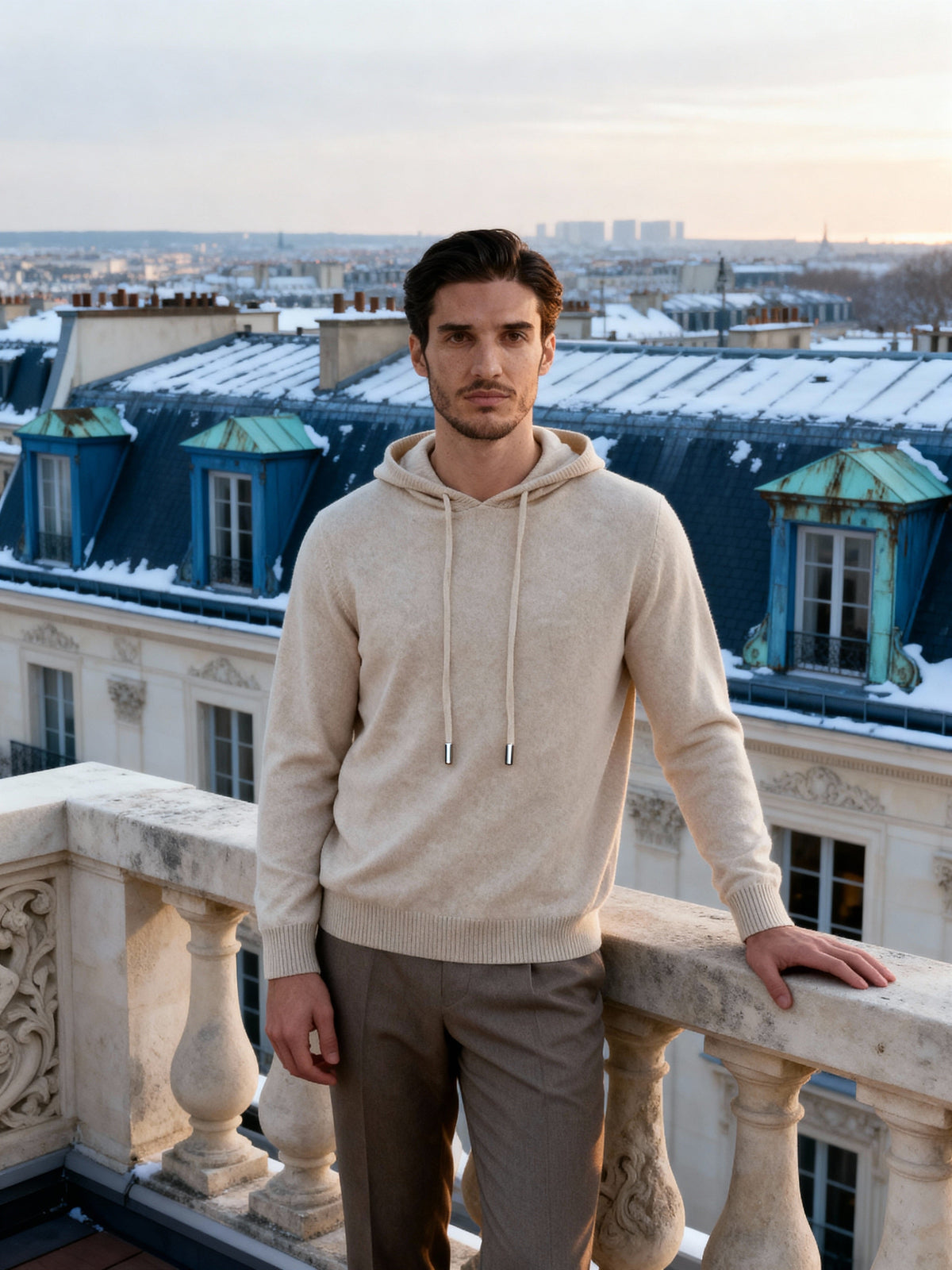 Aosta Cashmere Hoodie