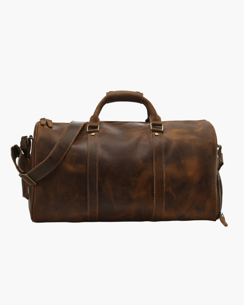Ischia Leather Weekender