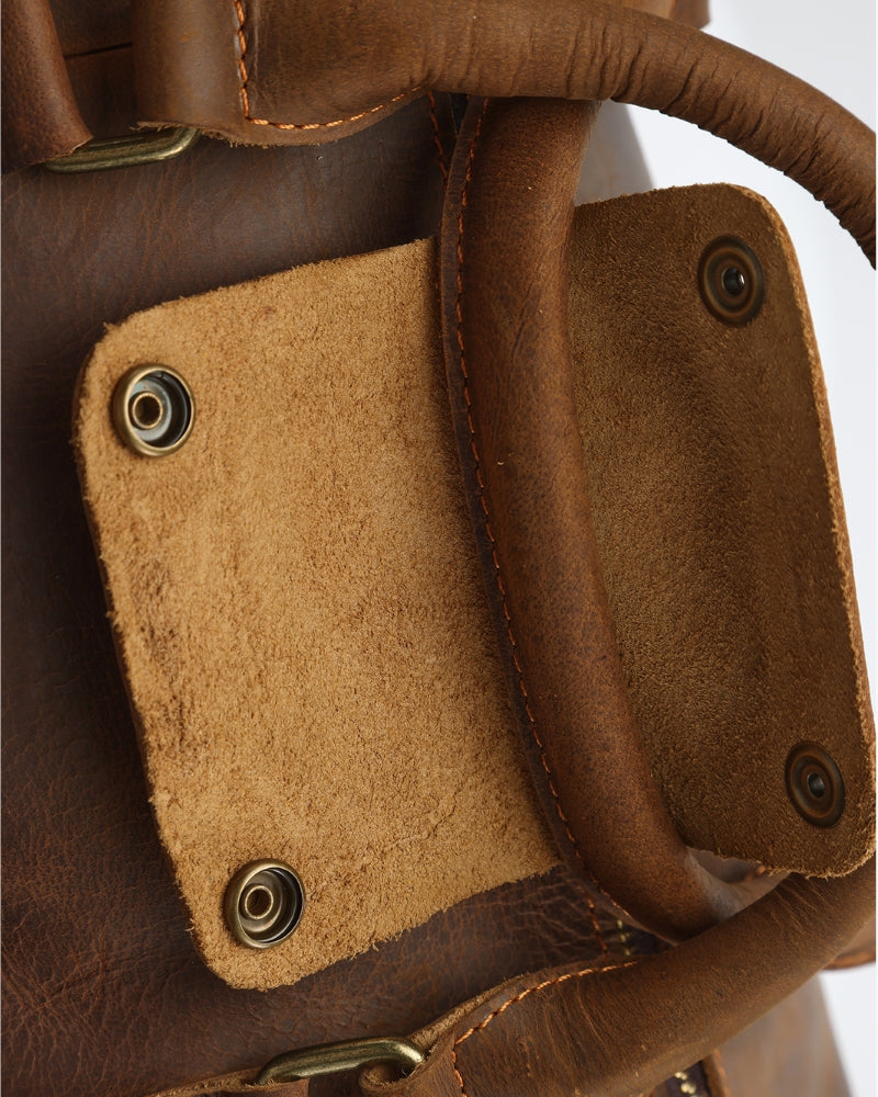 Ischia Leather Weekender