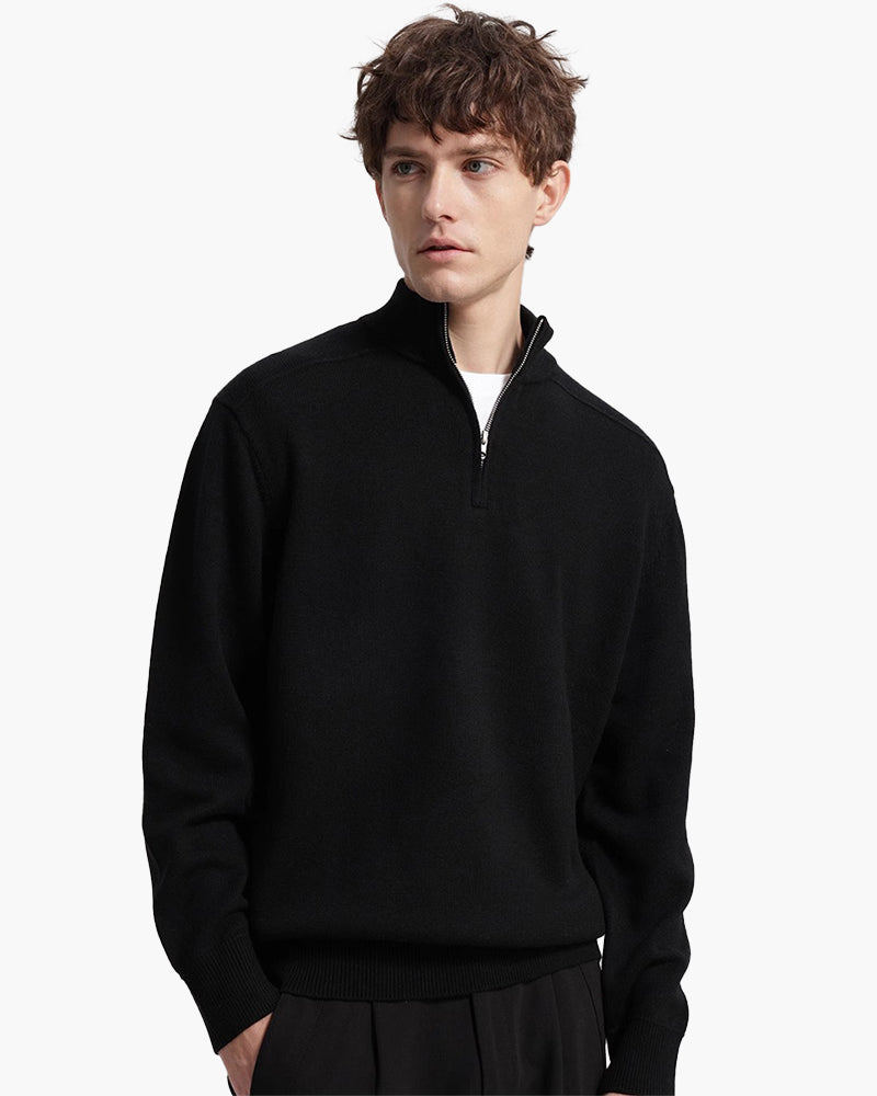 Lech Merino Zip Sweater