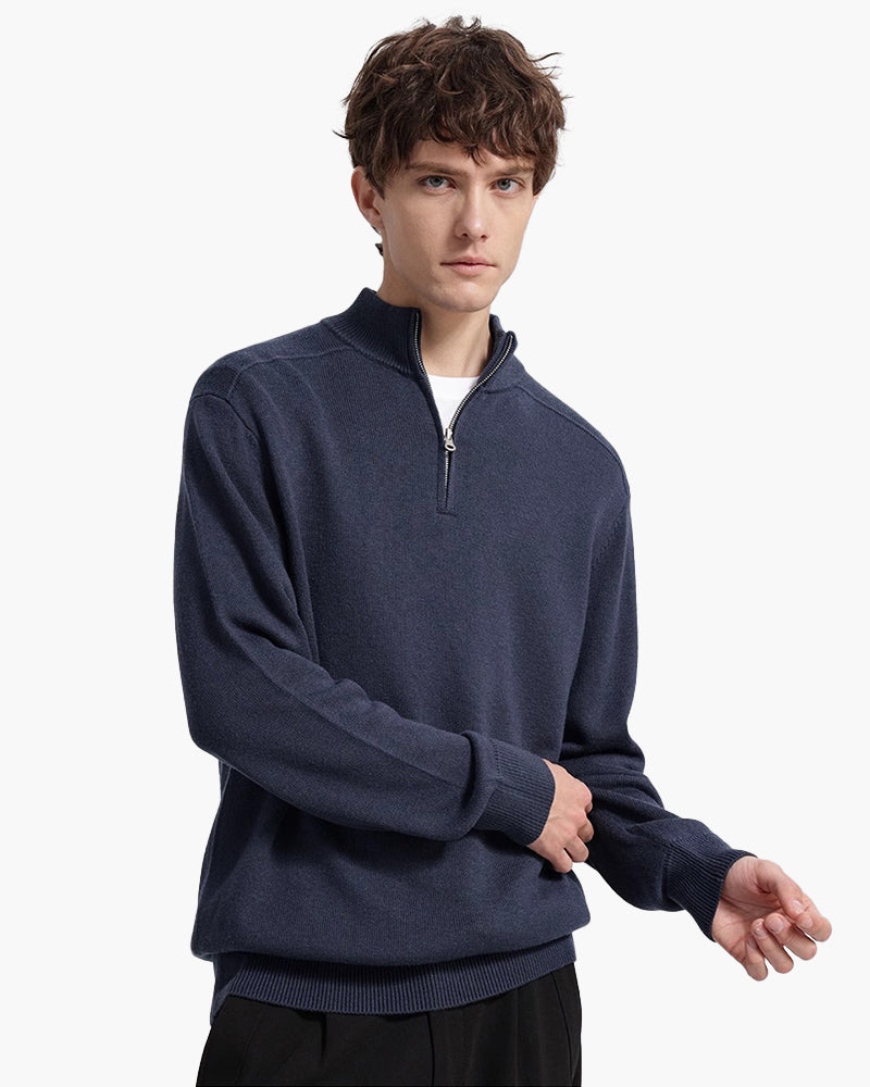 Lech Merino Zip Sweater
