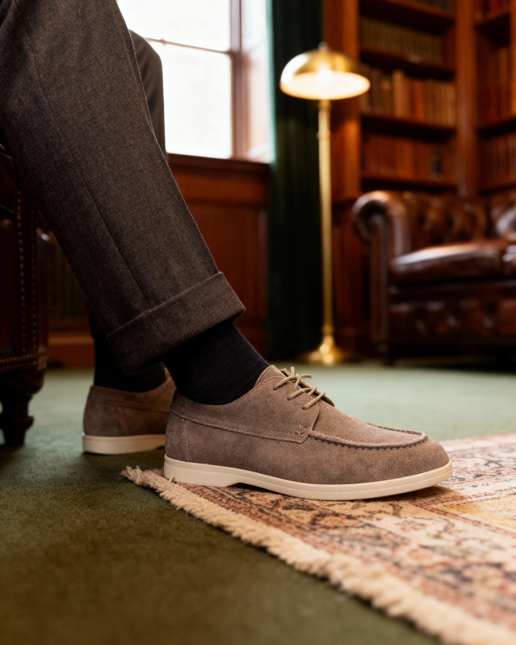 Bridgehampton Suede Lace-Up Shoe