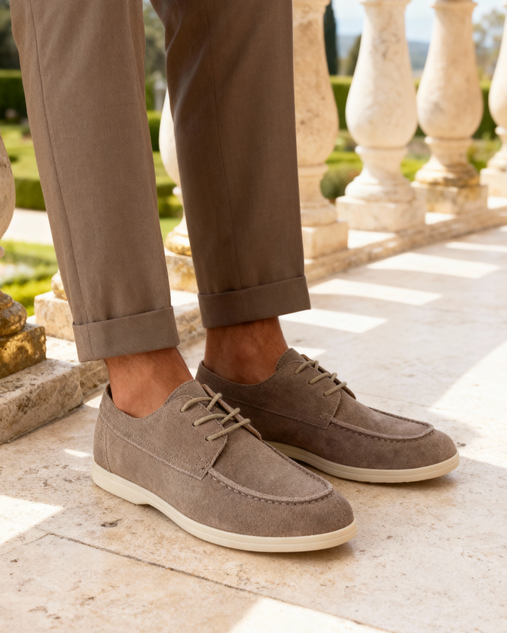 Bridgehampton Suede Lace-Up Shoe