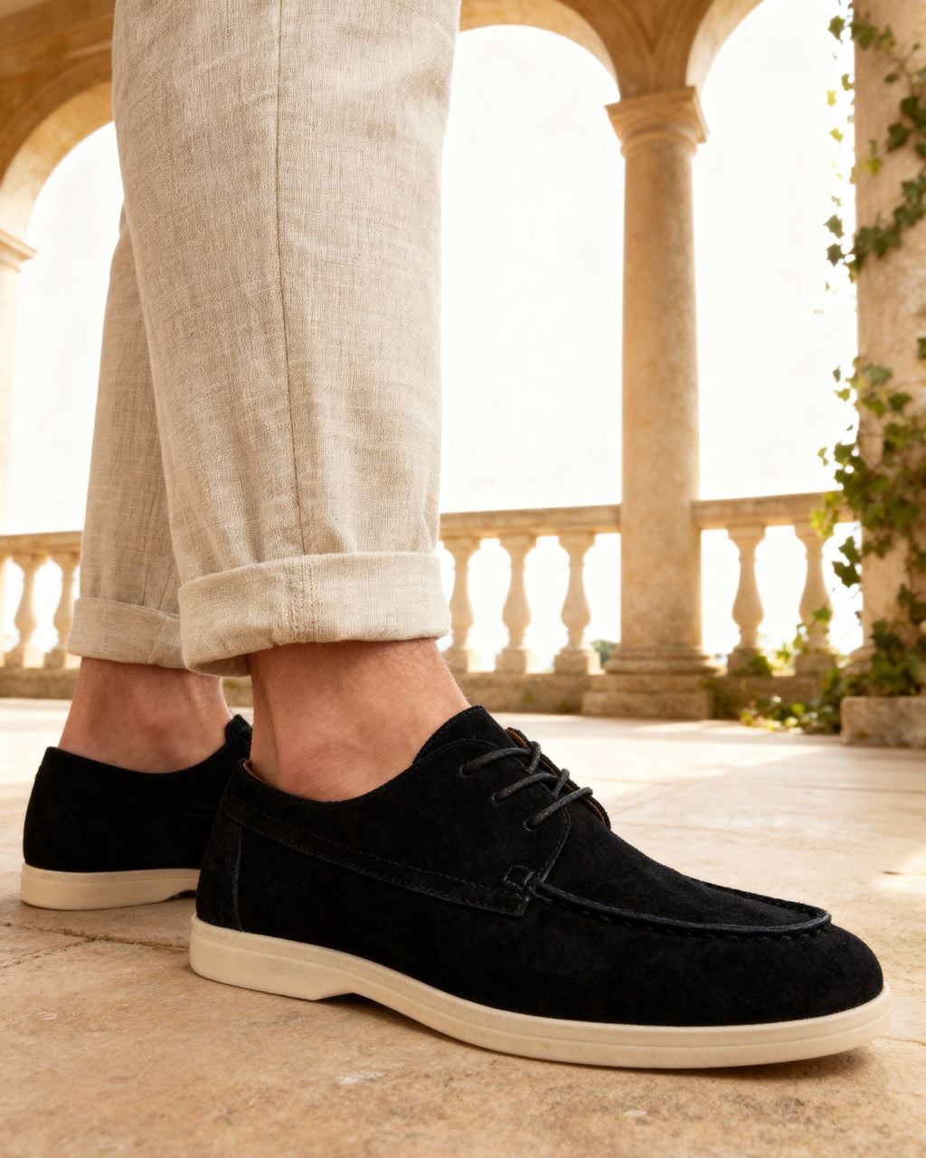 Bridgehampton Suede Lace-Up Shoe