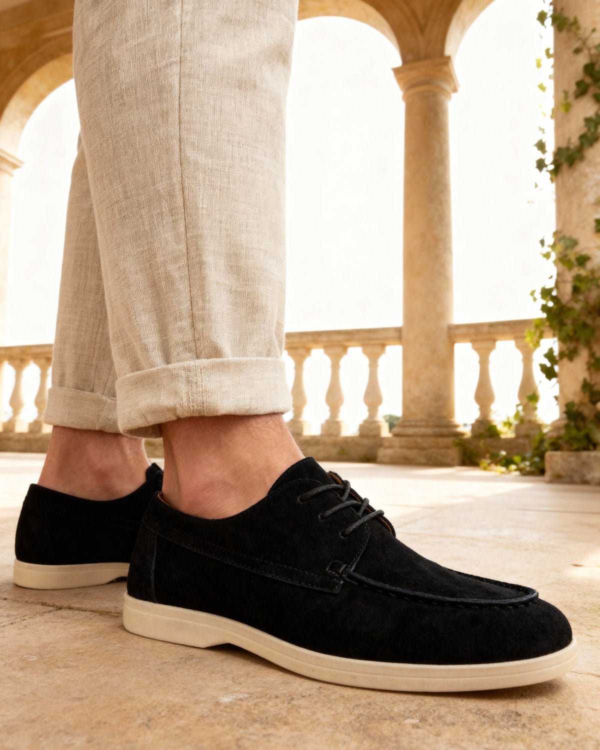 Bridgehampton Suede Lace-Up Shoe
