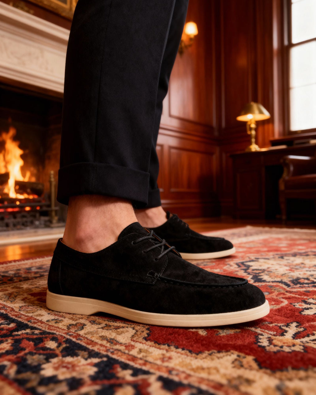 Bridgehampton Suede Lace-Up Shoe