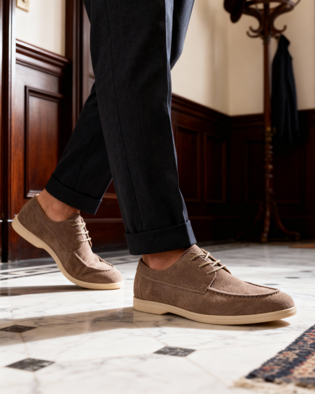 Bridgehampton Suede Lace-Up Shoe