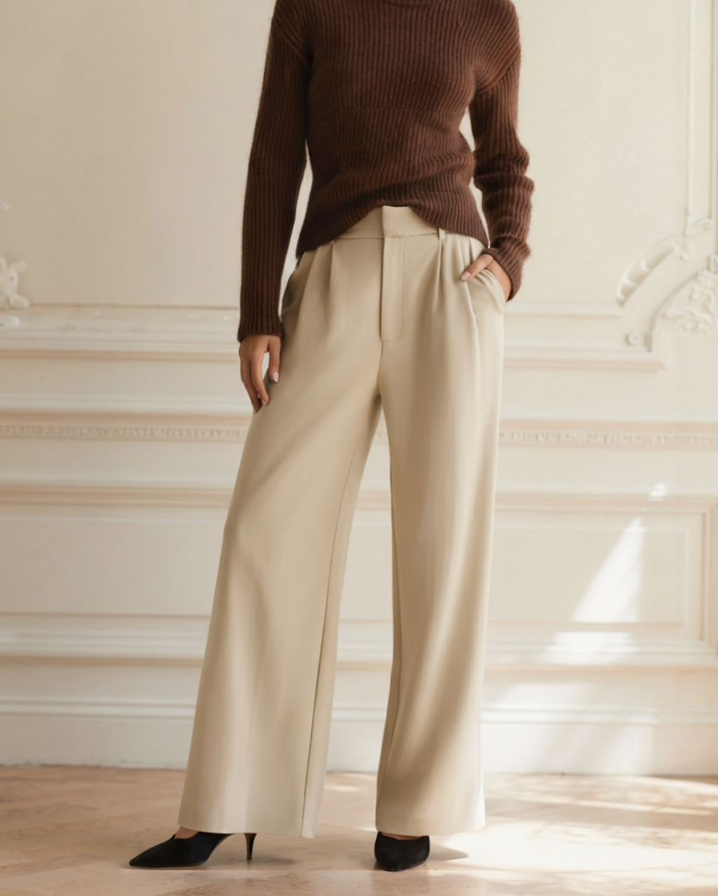 Arosa Wide-Leg Trousers