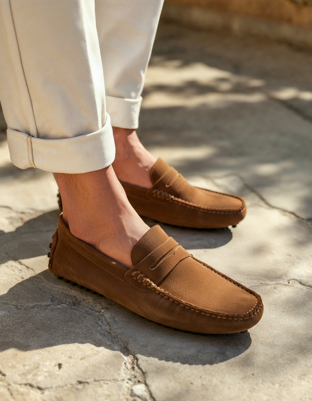 Pantelleria Suede Driving Loafer