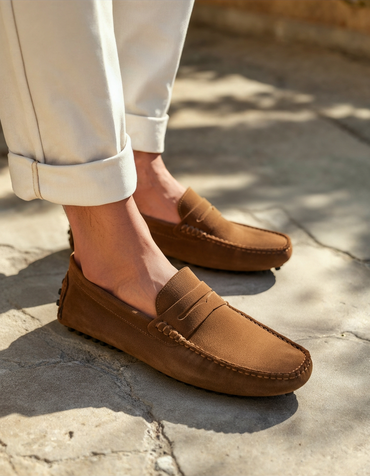 Pantelleria Suede Driving Loafer