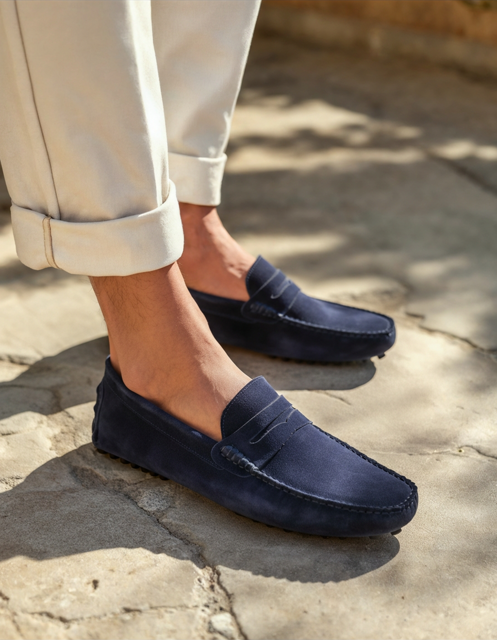 Pantelleria Suede Driving Loafer