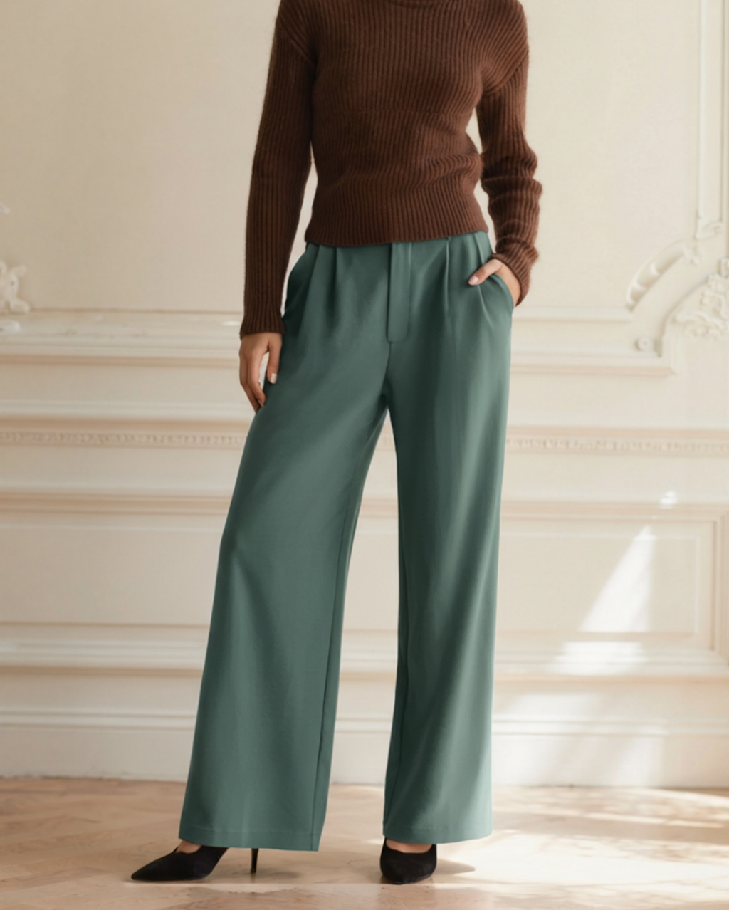 Arosa Wide-Leg Trousers
